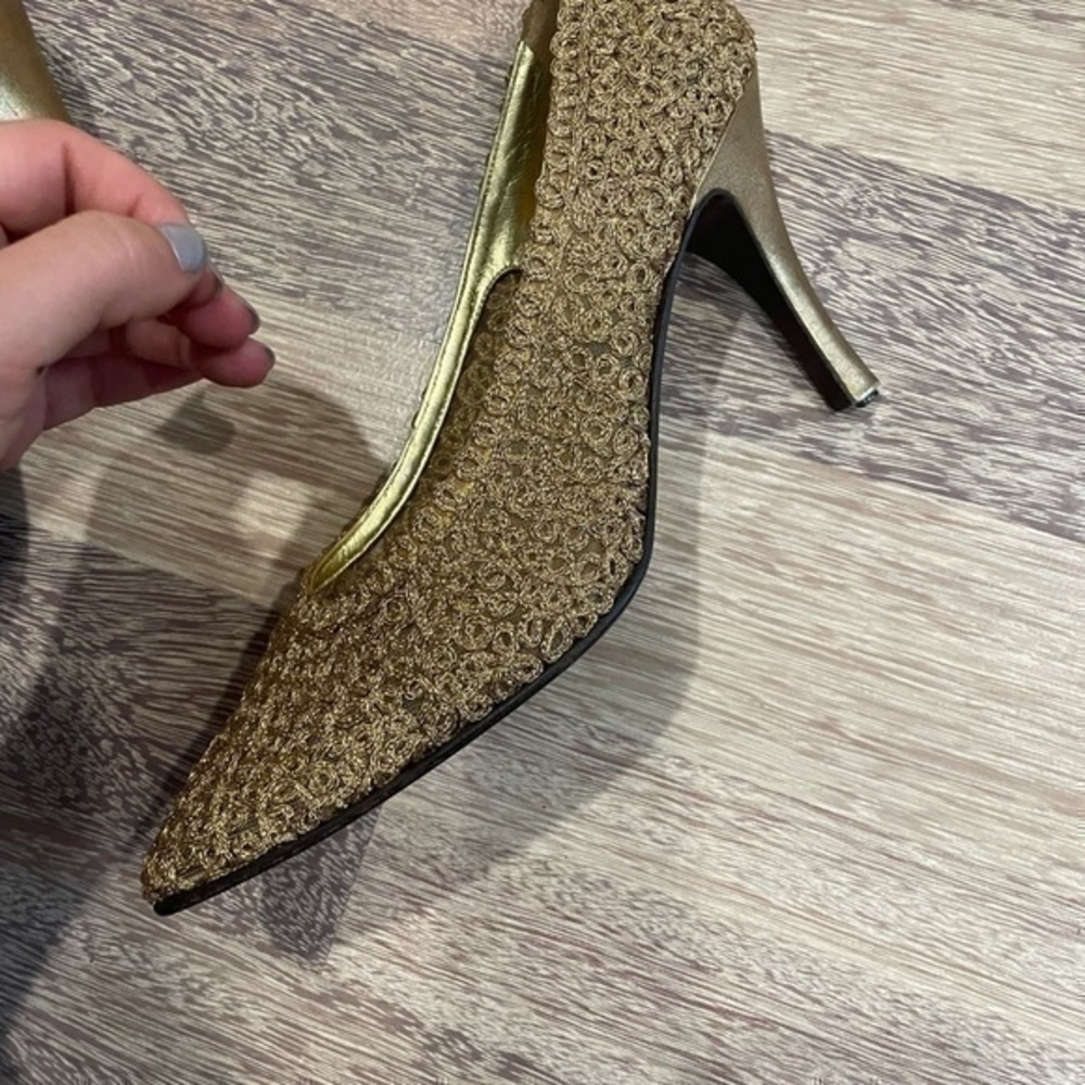 CASADEI CROCHET HEELS SIZE 39 - Picture 8 of 16